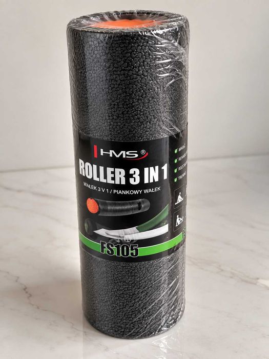 FS105 WAŁEK PIANKOWY/ROLLER 3W1 HMS  nowy! zapakowany w oryginalną folię