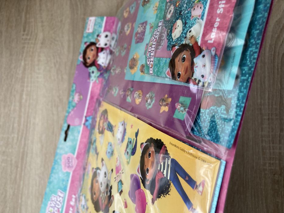 Duży zestaw naklejek koci domek gabi ponad 500