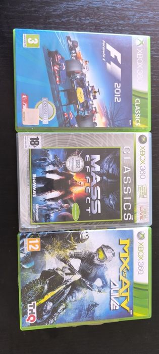Mass effect+dvd extra/Mx vs atv alive/F1 2012 Xbox 360