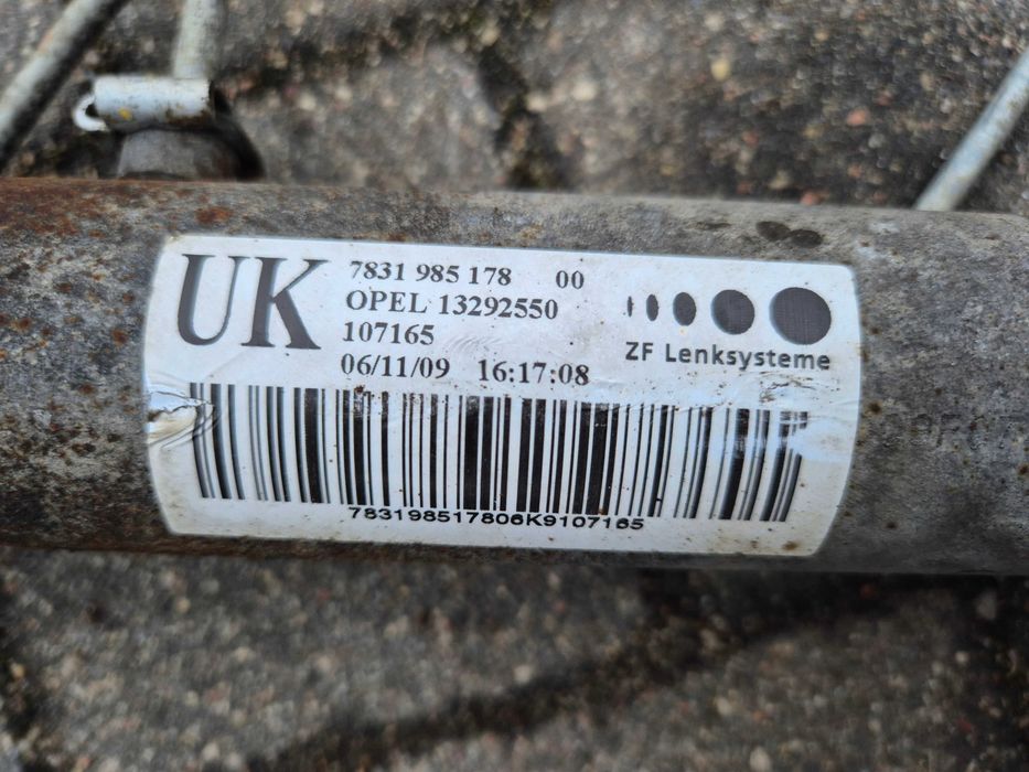 opel zafira b astra h maglownica przekładnia kierownicza