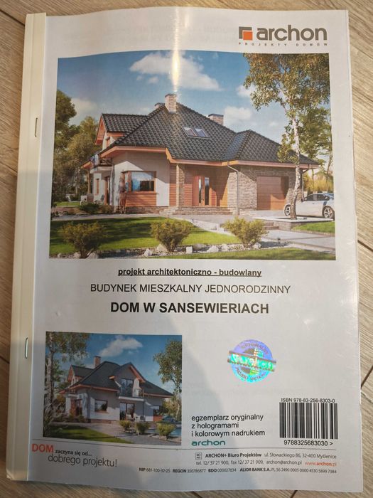 Projekt domu sansewieriach