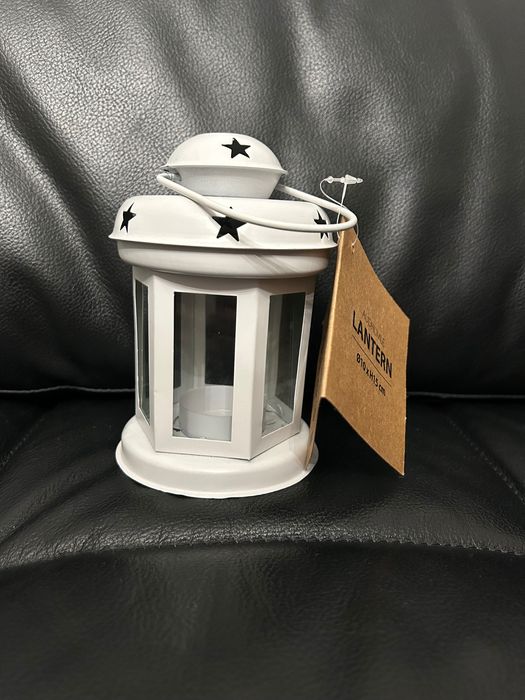 Świecznik latarenka Jysk metal szklo