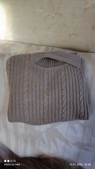 Джемпер женский меринос с кашемиром. Новый.