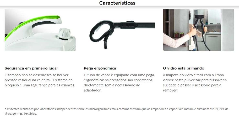 MÁQUINA VAPOR POLTI VAPORETTO SMART35