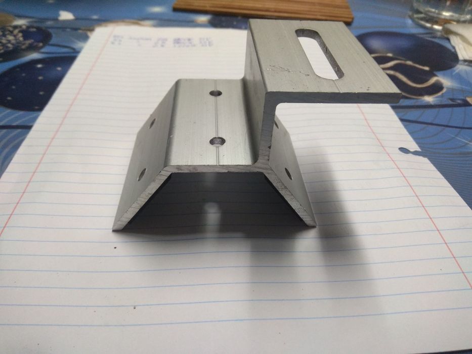 Estrutura Alumínio Perfil para Painéis solares fotovoltaicos Fixadores