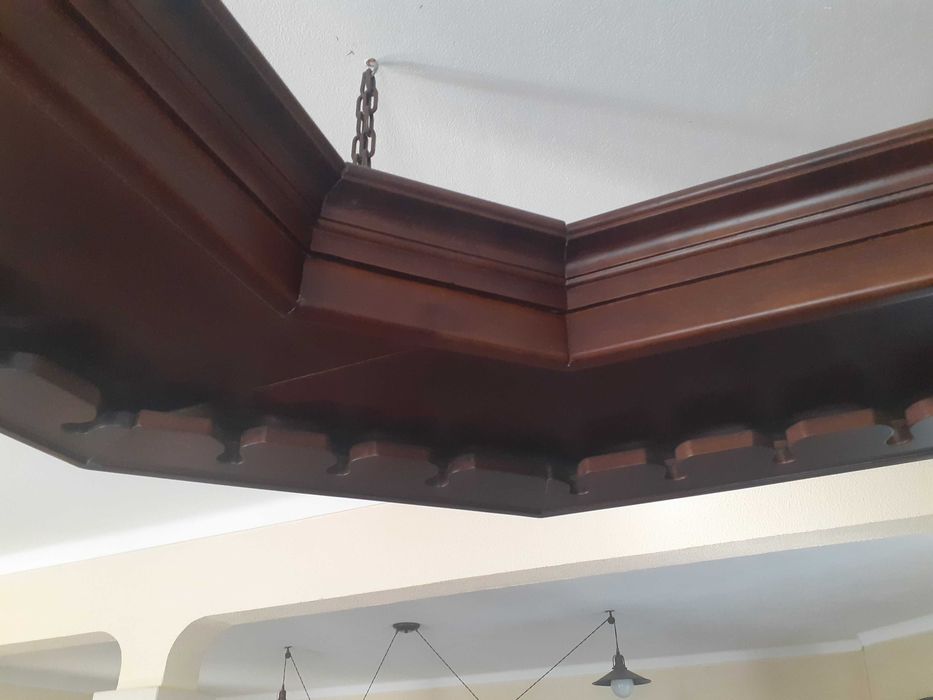 Suporte de copos para bar com iluminação