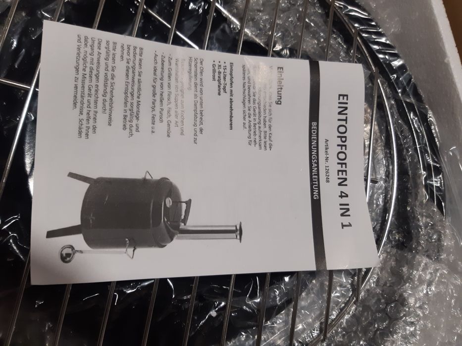 Kociołek  emaliowany, kuchnia polowa, niemiecka jakość  wersja premium