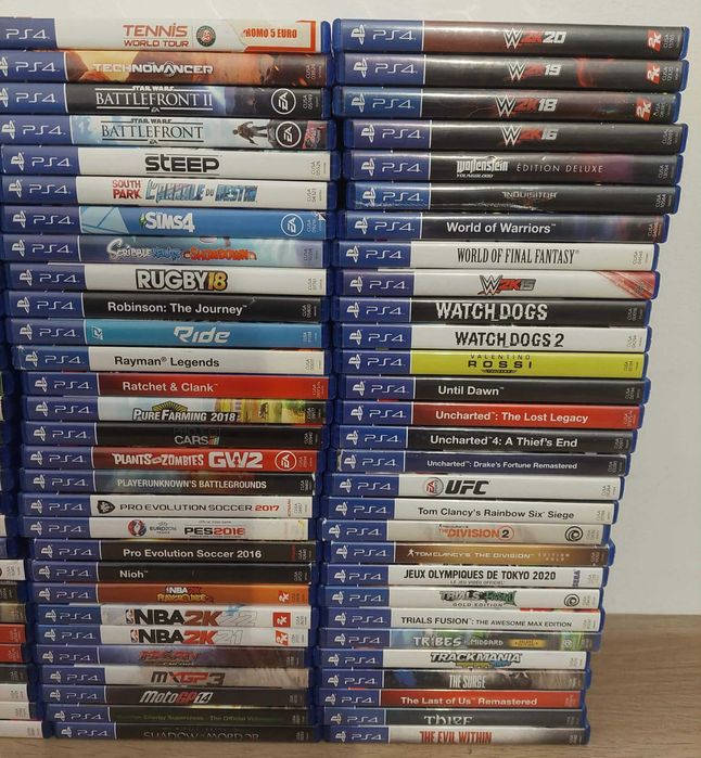 + De 100 Jogos Ps4 Originais ( Cada 10€ ) 3 Fotos