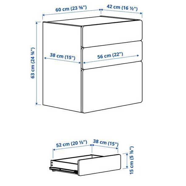 Cómoda infantil IKEA SMÅSTAD / PLATSA – branca – 4 gavetas