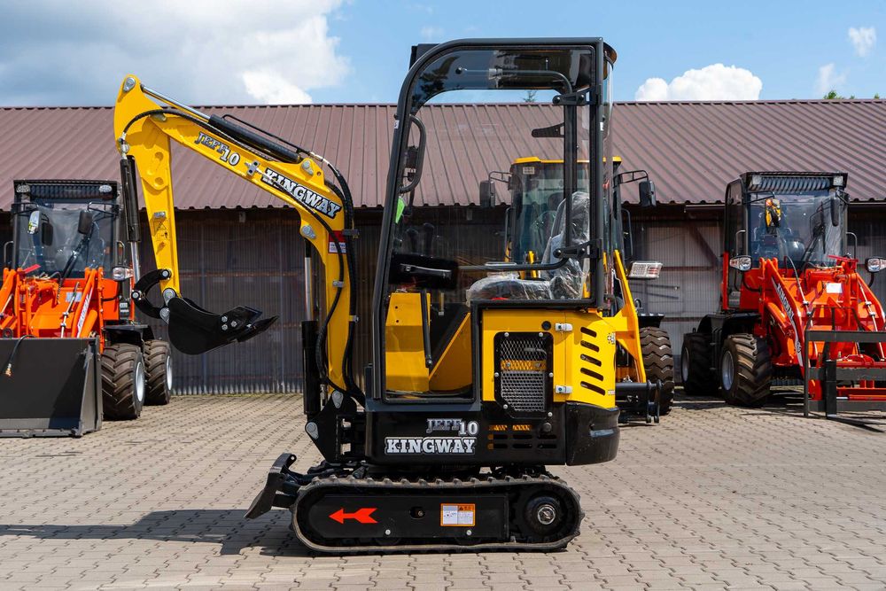 Minikoparka KINGWAY JEFF 10 KRS silnik KOOP wyprzedaż rocznika 2025