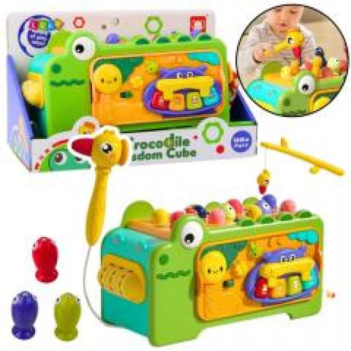 Krokodyl Kostka edukacyjna dźwięki ,184x290 mm