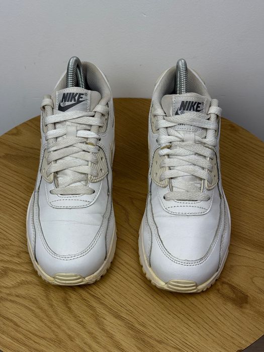 Nike Air Max 90 Leather White Shoes Women's