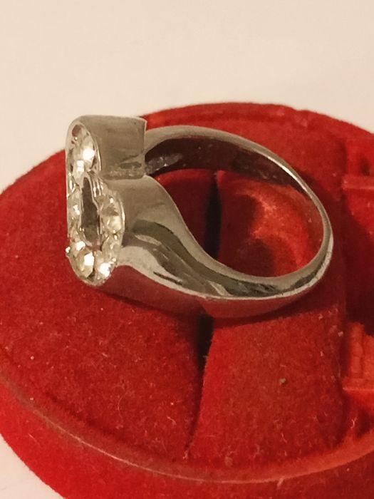 Pierścionek serce rozmiar 16