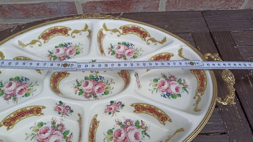 фарфоровая менажница Ceramiche Alfa  Италия.