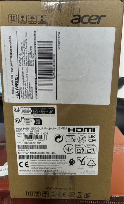 Проектор Acer H6815BD