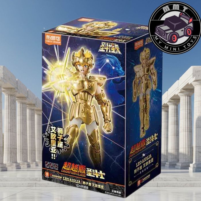 Saint Seiya Gold Saint Leão Aiolia  Figura Montável Blokees Champion Class
