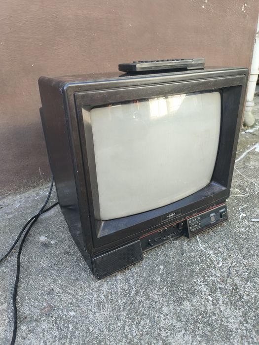 Mały telewizor PRL Vintage