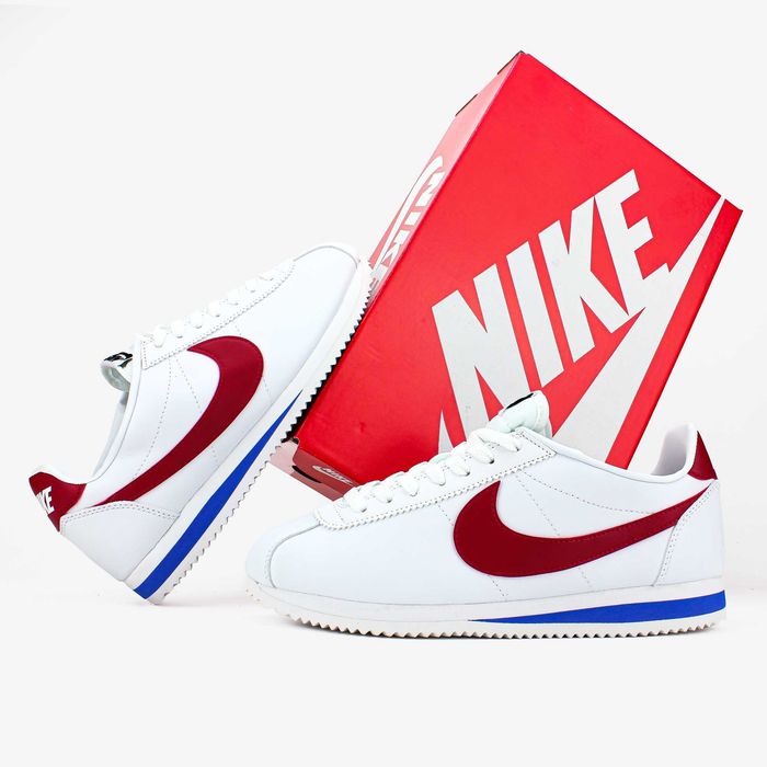 Женские кроссовки Nike Cortez Basic Leather "Forrest Gump" 36-40