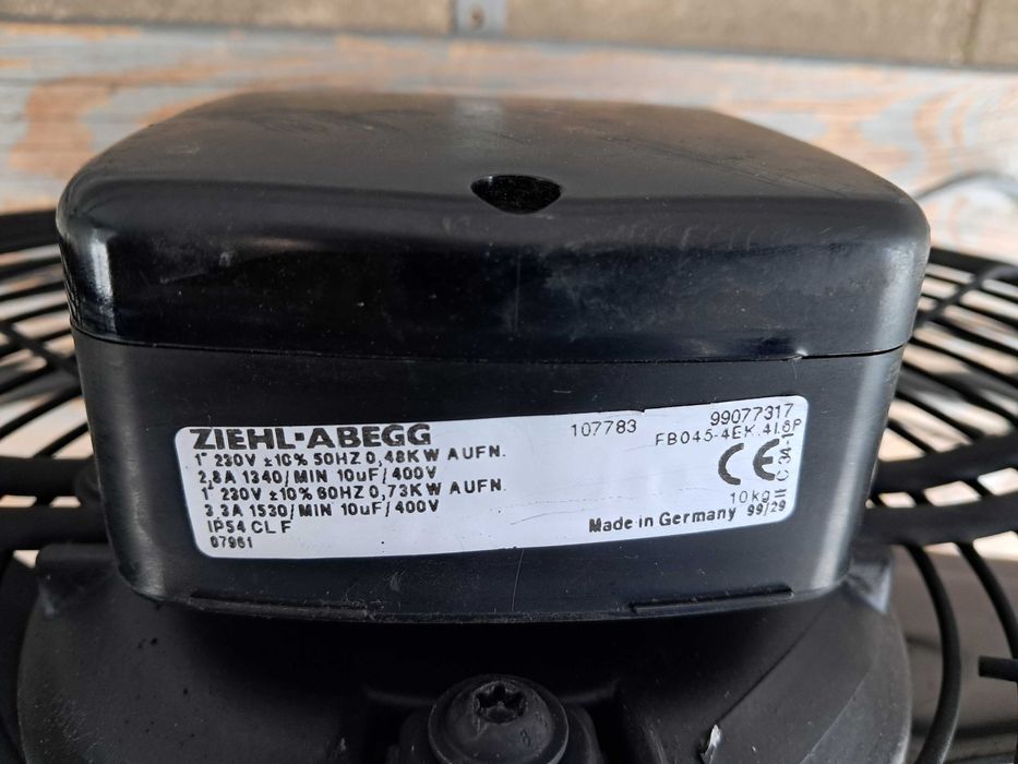 Wentylator przemysłowy Ziehl-Abegg  220v ,230v .Wysyłka