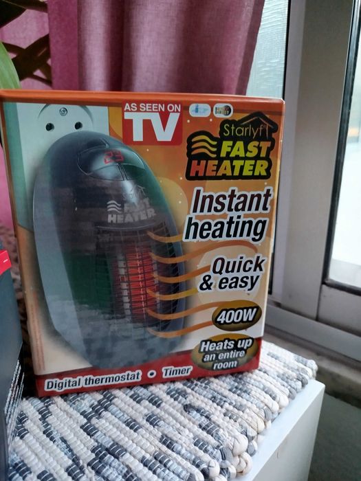 Mini aquecedor de tomada