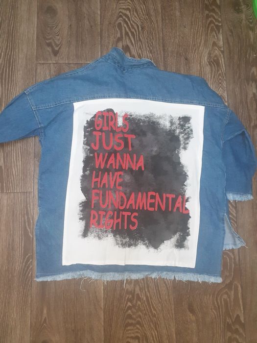 Джинсовая куртка бу Л