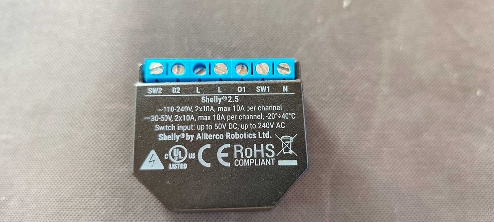 Equipamento Shelly como novo