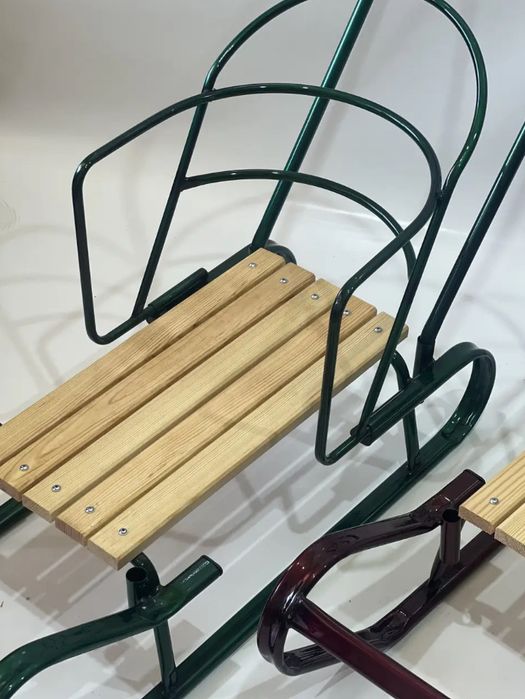 Нові Санки Королівські з ручкою штовхачем ( фабричні )