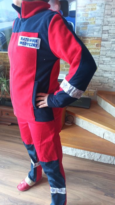 Ratownictwo medyczne ratownik ubranie komplet bluza spodnie r.L