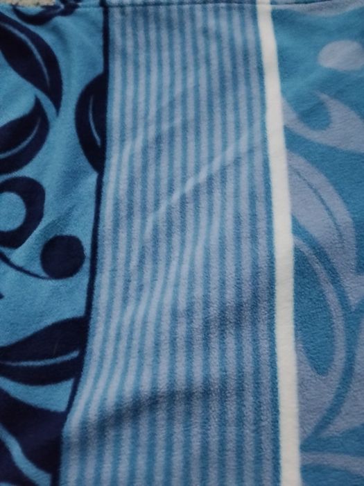 Pościel polarowa niebiesko granatowa