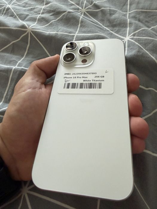 iPhone 16 Pro Max 256GB WhiteTitanium Neverlock Esim