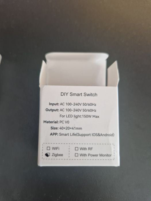 Przełącznik światła, switch, włącznik Zigbee 2CH 2drożny