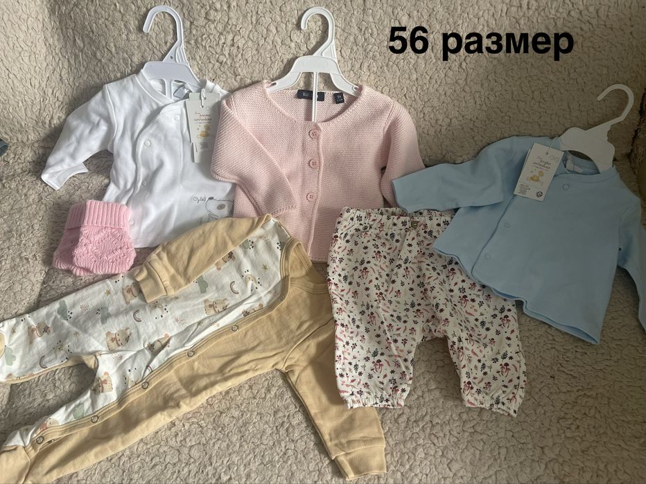 Новые вещи для ребенка 56-68р