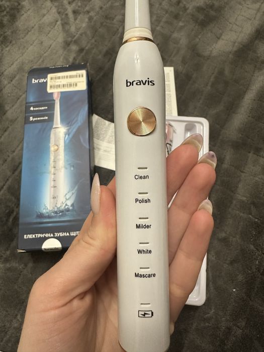Електрощітка Bravis, Зубная щетка BRAVIS Base White 5 in 1