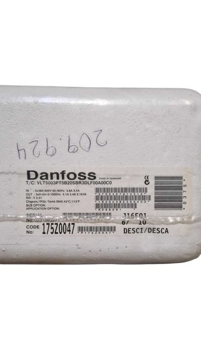 НОВІ Частотники Danfoss VLT5000 / VLT6000 0.75-4 кВт поставка 10 днів