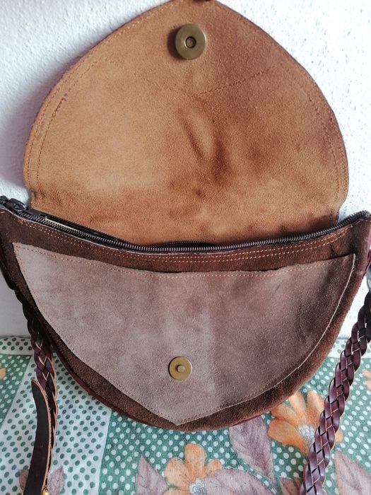 Mala de Pele feita à mão