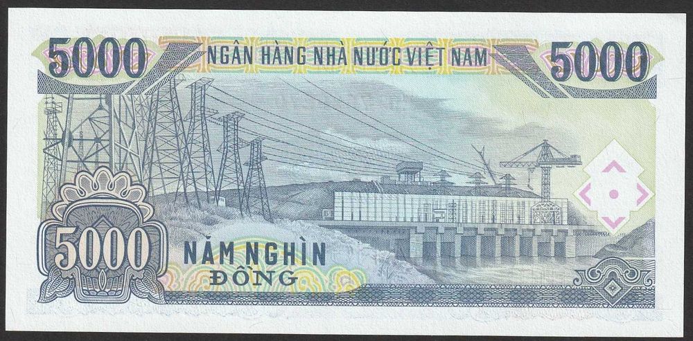 Wietnam 5000 dong 1991 - Ho Chi Minh - stan bankowy UNC