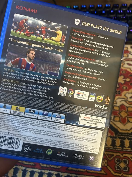 Pes 2015 ps4 gra