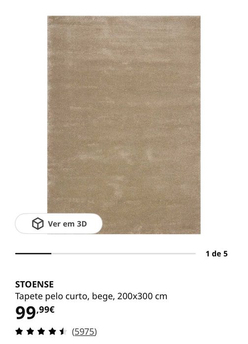 Tapete grande - IKEA novo