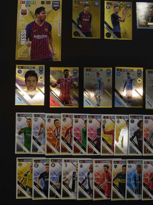 Cartas FIFA 365 XL Adrenalyn 2018/19 e Messi XXL 2020
