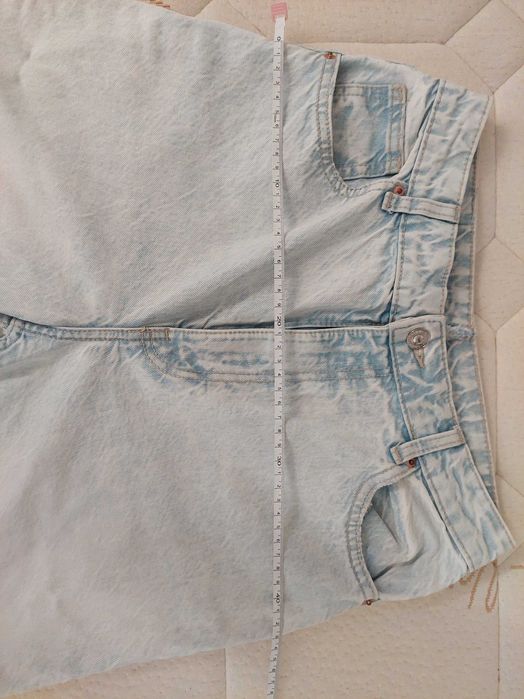 Calças de ganga Mom Fit mulher novas