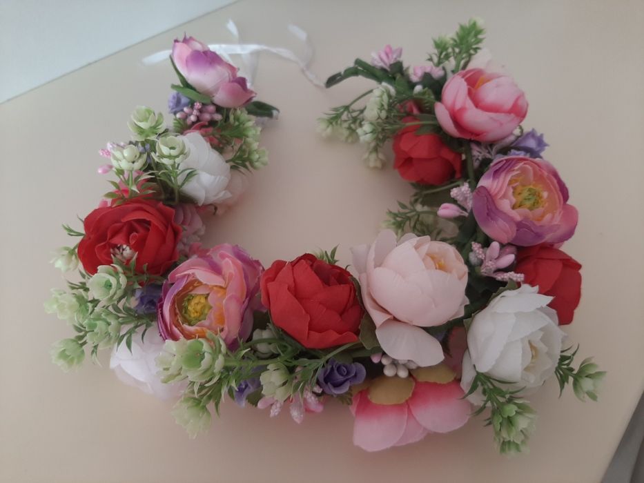 Віночок для дівчинки. Святковий вінок на голову. Віночок під вишиванку