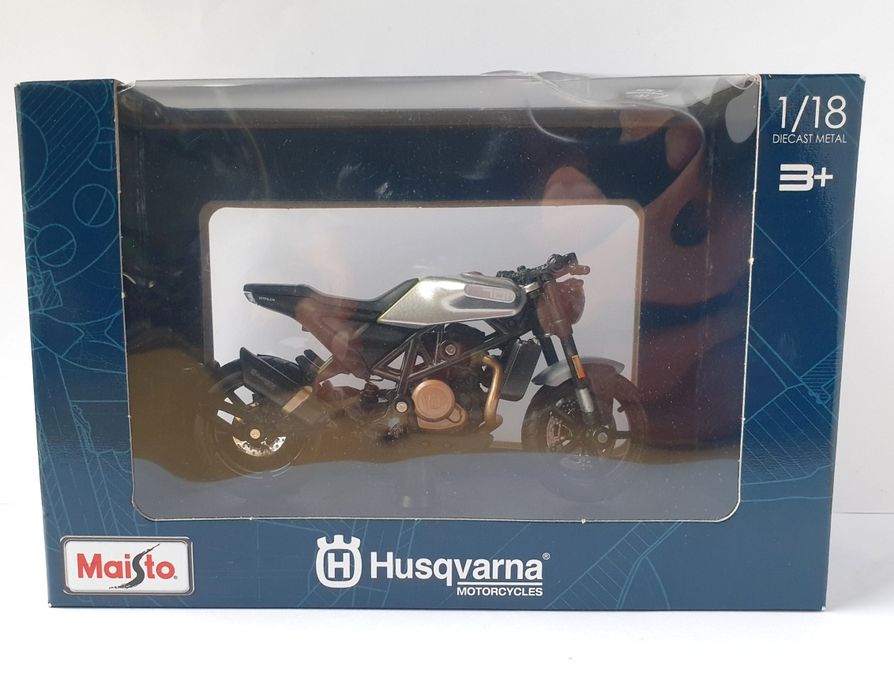 Motocykl Husqvarna 2018 Vitpilen 701 maisto 1:18 die cast model
