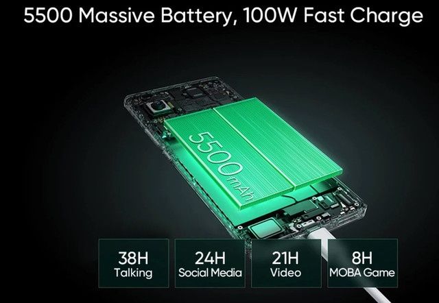 ТОП!,Флагман Realme GT Neo6 SE 8/256GB Silver,,100W зарядка, новий зап