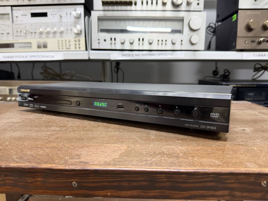 ‼️ Onkyo DV-SP406 – Odtwarzacz CD/DVD z Obsługą DivX, MP3 | Audio Room
