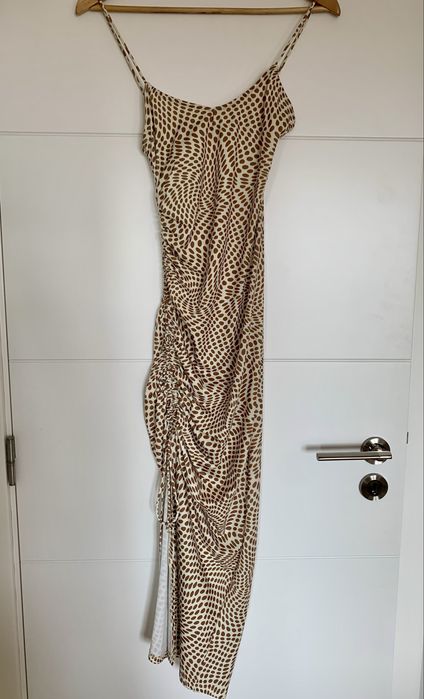 Vestido comprido estampado