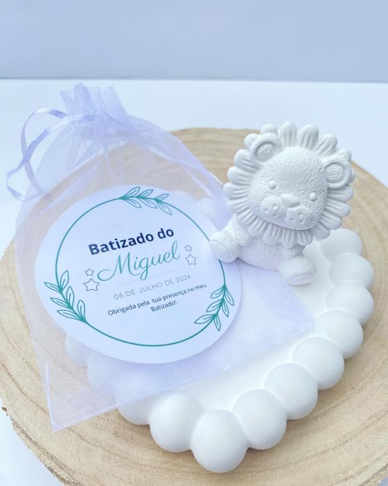 Lembrança para Batizado, aniversário em gesso perfumado