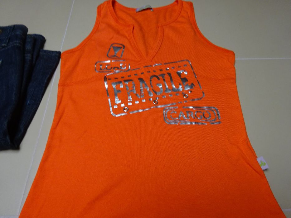 conjunto calçao top senhora