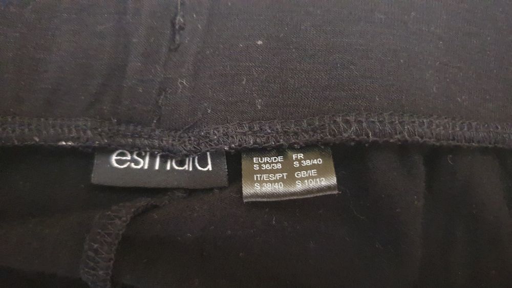 Zwykła czarna spódnica maxi esmara S
