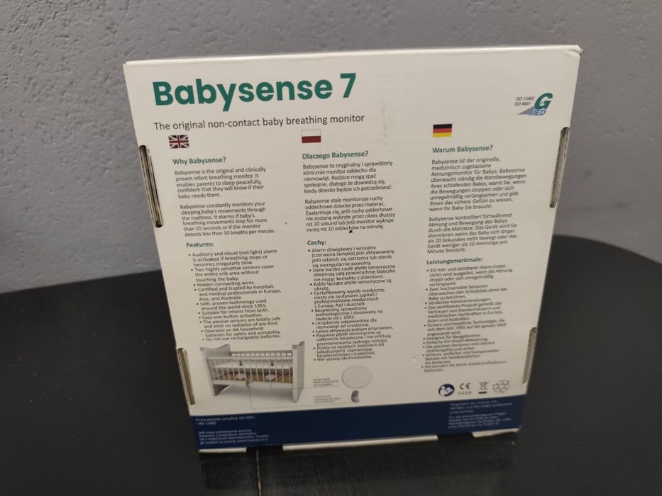 Bezdotykowy monitor oddechu Babysense7