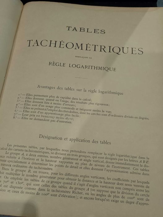Tables Tachéométriques - José Emilio Sant´Anna da Cunha Castel Branco